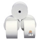 Rotolo per distributore self service - 57 mm x 100 m - 55 gr - diametro esterno 90 mm - anima 12 mm - carta termica BPA free - 