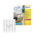 Etichette adesive extra strong L6140 - in poliestere - laser - permanenti - 45,7 x 25,4 mm - 40 et/fg - 20 fogli - bianco - Ave