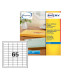 Etichette adesive J8651 - in carta - angoli arrotondati - inkjet - permanenti - 38,1 x 21,2 mm - 65 et/fg - 25 fogli - bianco -