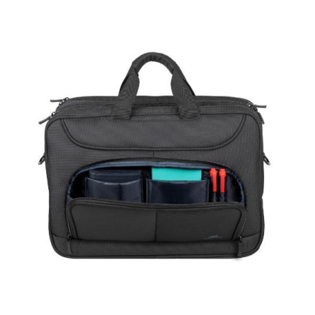 Rivacase Borsa ECO per Laptop 15,6' con cinghia trolley Nero
