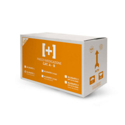 Kit di reintegro (pacco medicazione) per cassetta Pronto Soccorso "ALLEGATO 1 S/SFIGMO" più 3 dip.