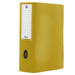 Scatola progetto Plus HOLOS - 25x35 cm - dorso 10 cm - giallo sabbia - Fellowes