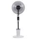 Ventilatore Mistic Fan - da terra - con nebulizatore - serbatoio 2,8 L - 80 W - diametro 40 cm - 43 x 40 x 125 cm - Melchioni f