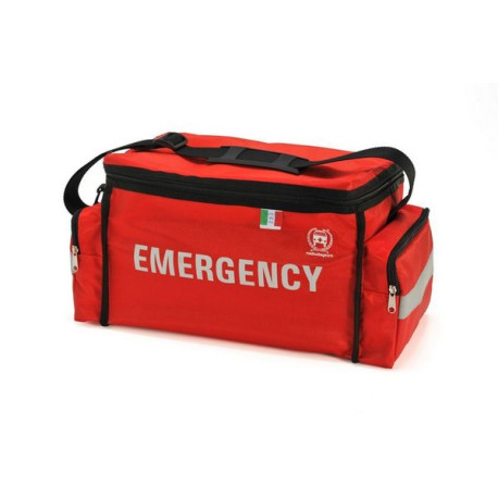 Borsa emergency in nylon con chiusura zip centrale e laterale cm 50x 23 x 23