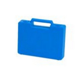 Valigetta Vuota in polipropilene colore Blu Elettrico cm 24 x 17 x 4
