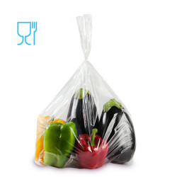 Sacchetti Rex per alimenti - 30 x 40 cm - 30 micron - PE - trasparente - Gandolfi - conf. 50 pezzi