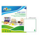 Etichette adesive LP4W - in carta - permanenti - 210 x 297 mm - 1 et/fg - 100 fogli - bianco - Tico