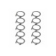 StarTech.com 2m VESA Certified DisplayPort 1.2 Cable - 10 Pack - 4K 60Hz - Cavo DisplayPort - DisplayPort (M) serrato a Display