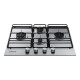 Samsung NA64H3110BS - Piano cottura a gas - 4 piastre - Nicchia - larghezza: 56 cm - profondità 48 cm - acciao inox - acciaio i