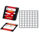 Etichette adesive tonde - in carta - permanenti - diametro 14 mm - 63 et/fg - 10 fogli - bianco - Markin