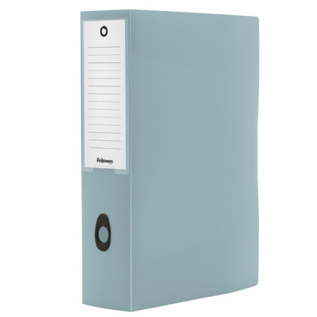 Scatola progetto Plus HOLOS - 25x35 cm - dorso 8 cm - azzurro - Fellowes