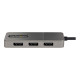 StarTech.com USB-C to Triple DisplayPort 1.4 MST Hub, 4K 60Hz, 1ft (30cm) Cable, USB Type-C Multi Monitor Adapter for Laptop, D