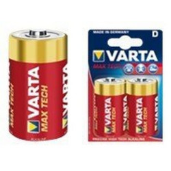 Varta Max Tech - Batteria 2 x D - Alcalina
