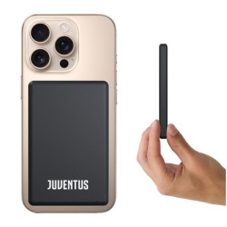 TECHMADE POWERBANK SLIM 7.9MM WIRELESS MAGNETICO 5000mah JUVENTUS