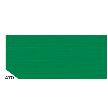 Carta crespa - 50 x 250 cm - 48 gr - verde bandiera 470 - Rex Sadoch - conf.10 rotoli