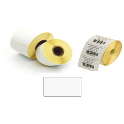Etichette per trasferimento termico diretto - 1 pista - 58 x 43 mm - Printex - rotolo da 1000 pezzi