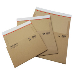 Scatola automontante altezza variabile BOOKBOX - L - 36,5 X 25 X 8 cm - cartone - avana - Blasetti