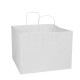 Shopper Surf Maxi - 34 x 34 x 25 cm - carta kraft - bianco - Mainetti Bags - conf. 15 pezzi