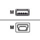 Zebra - Cavo USB - USB (M) a mini-USB Type B (M) - per Zebra RW 420