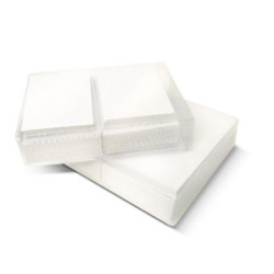 Scatola 100 biglietti + 100 buste - Dalmazia - bianco - 9 x 14 cm - Rex Sadoch