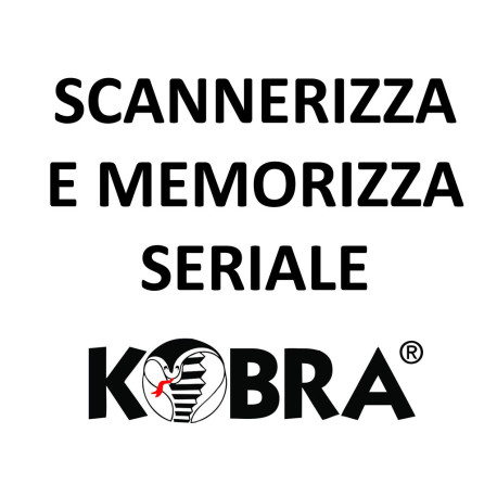 Optional Scannerizza e Memorizza Seriale / Data / Ora in un Software Dedicato per KOBRA Degausser