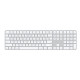 Apple Magic Keyboard con Touch ID e tastierino numerico per Mac con chip Apple - Tedesco - Tasti bianchi