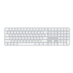 Apple Magic Keyboard con Touch ID e tastierino numerico per Mac con chip Apple - Tedesco - Tasti bianchi