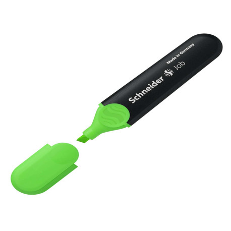 Evidenziatore Job - punta a scalpello - tratto da 1,0-5,0mm - colore verde - Schneider