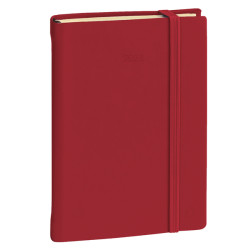 Agenda giornaliera Daily Pocket Prestige Silk 2026 - 8,5 x 13 cm - bordeaux - Quo Vadis
