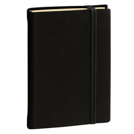 Agenda giornaliera Daily Pocket Prestige Silk 2026 - 8,5 x 13 cm - nero - Quo Vadis