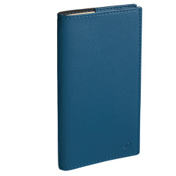 Agenda planing Planital 2026 - c/spirale - 8,8 x 17 cm - copertina Soho - blu acciaio - Quo Vadis