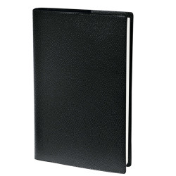 Agenda settimanale Prenote 2026 - copertina Impala - 21 x 29,7 cm - nero - Quo Vadis