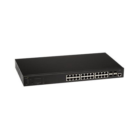 Aerohive Networks SR2324P - Switch - L3 Lite - gestito - 24 x 10/100/1000 (PoE+) + 4 x 10 Gigabit SFP+ - desktop, montabile su 