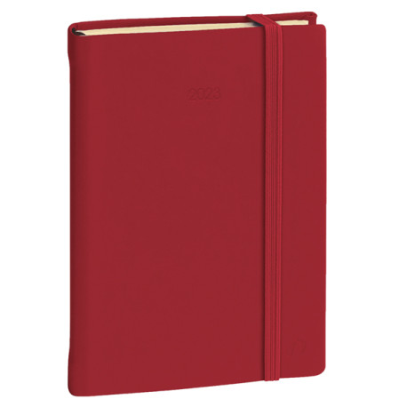 Agenda giornaliera - Daily 21 Prestige 2026 - 13 x 21 cm - copertina Silk - bordeaux - Quo Vadis