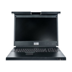 Avocent Local Rack Access - Console KVM con switch KVM - 8 porte - USB - 19" (18.5" visualizzabile) - montabile in rack - 1366 