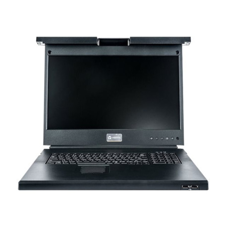Avocent Local Rack Access - Console KVM con switch KVM - 8 porte - USB - 19" (18.5" visualizzabile) - montabile in rack - 1366 