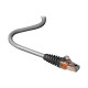 Brand-Rex 10GPlus - Cavo patch - RJ-45 (M) a RJ-45 (M) - 3 m - SFTP - CAT 6 - schermato, antiaggrovigliamento, bloccato - grigi