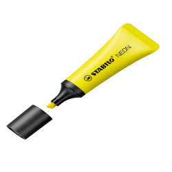 Evidenziatore stabilo Neon - punta a scalpello - tratto da 2,0-5,0mm - colore giallo  - Stabilo