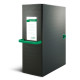 Scatola archivio Big Next - dorso 16 cm - 25 x 35 cm - nero/verde - Sei Rota