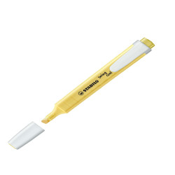 Evidenziatore Swing Cool pastel - punta a scalpello - tratto 1 - 4 mm - giallo banana 144 - Stabilo