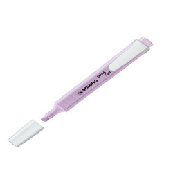 Evidenziatore Swing Cool pastel - punta a scalpello - tratto 1 - 4 mm - glicine 155 - Stabilo