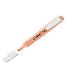 Evidenziatore Swing Cool pastel - punta a scalpello - tratto 1 - 4 mm - rosa pesca 126 - Stabilo