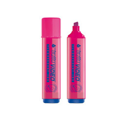 Evidenziatore Tratto Video  - punta a scalpello - tratto da 1,0-5,0mm - fucsia - Tratto