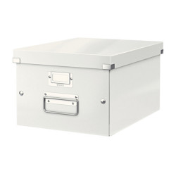 Scatola archivio Click & Store - 28,1 x 20 x 37cm (A4) - bianco - Leitz