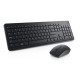 DELL KM3322W tastiera Mouse incluso Ufficio RF Wireless US International Nero