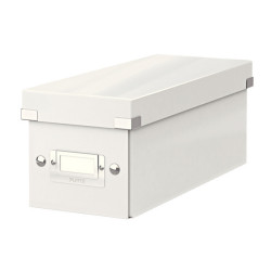 Scatola archivio Click & Store - per CD - 14,3 x 13,6 x 35,2 cm - bianco - Leitz