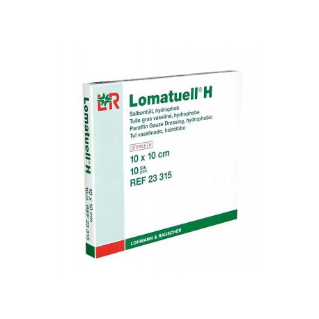 GARZA ANTIADER. ATTIVA GRAS cm 10x10 conf. 10 pz.