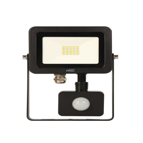 Faro Led - con sensore di movimento - 20 W - 14,3 x 21,5 x 3,7 cm - 4000K - luce bianca fredda - MKC