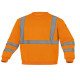 Felpa sportiva Astral - alta visibilità - tg. XL - arancio fluo - Deltaplus