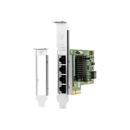 Intel I350-T4 - Adattatore di rete - PCIe 2.1 x4 profilo basso - Gigabit Ethernet x 4 - per Workstation Z2 G4, Z2 G5, Z2 G8, Z2